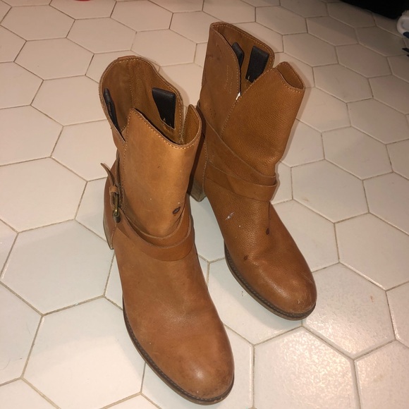 Madewell camel leather booties - Picture 4 of 5